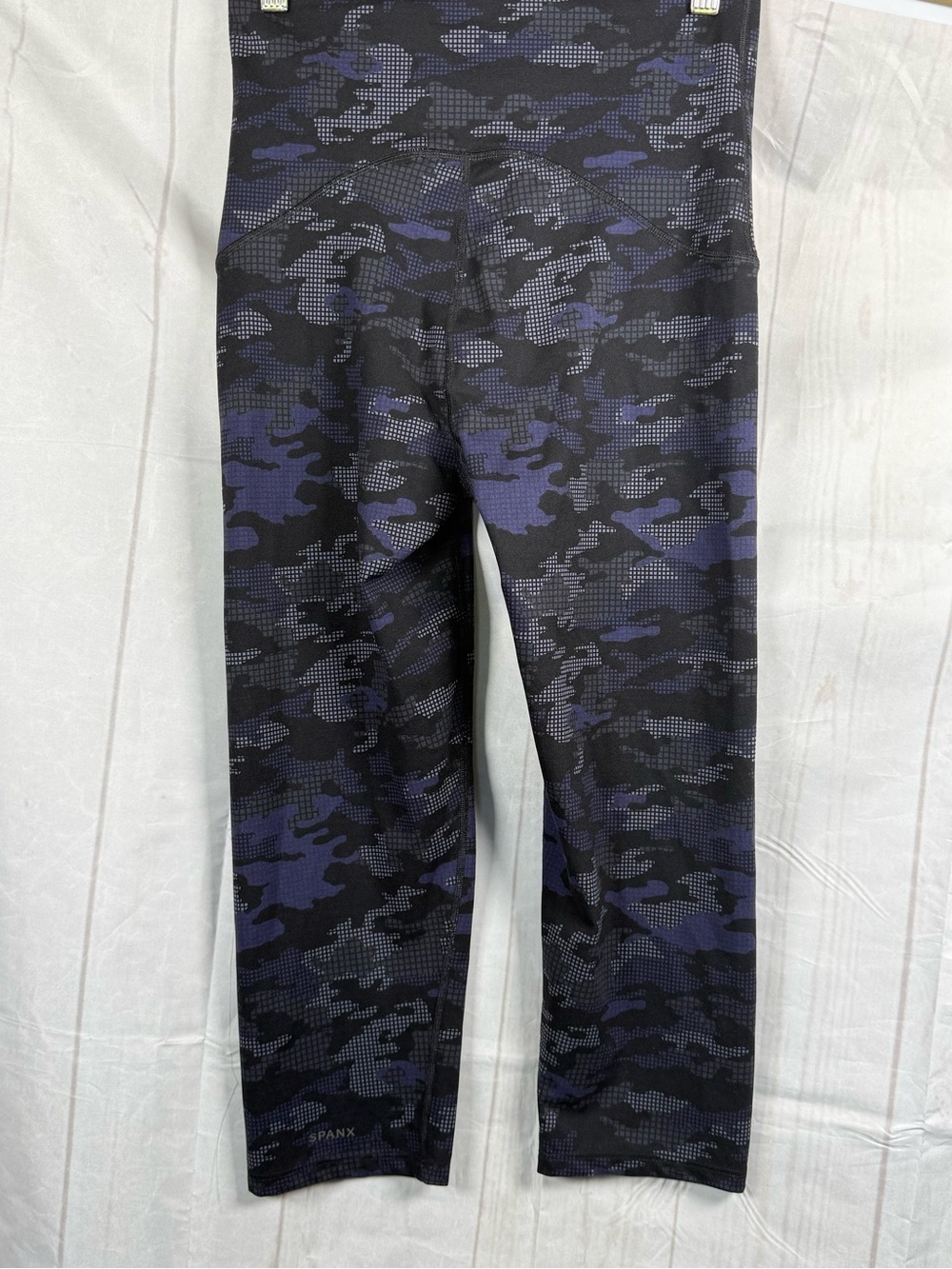 SPANX Crop compression Legging size L camo blue - Picture 4 of 7